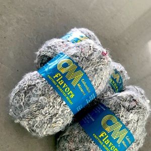 CM COLUMBIA MINERVA "Flavors" Gray Worsted Weight Yarn